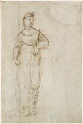 Vorderseite: Studie für St. Katharina, WA1846.168